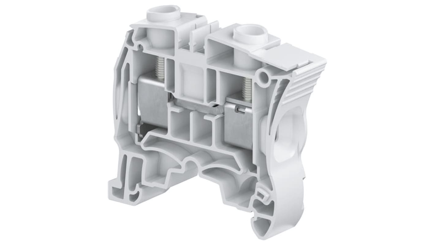 Entrelec 1SNK512010R0000 ZS25 Series Grey, 16mm², Single-Level, Screw Termination, ATEX