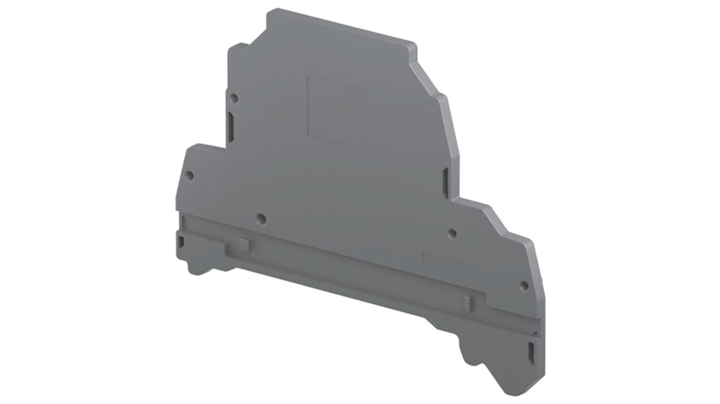 Entrelec ES4 Series End Section for Use with ZS4-D2-SF1-R Terminal Block