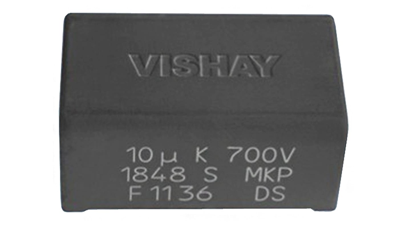 Vishay MKP1848S Polypropylene Film Capacitor, 500V dc, ±5%, 30μF, Through Hole