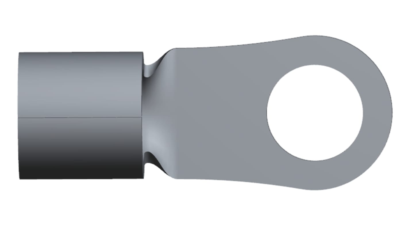 TE Connectivity STRATO-THERM Ringkabelschuh, Unisoliert, aussen ø 15.88mm, innen ø 9.91mm, max. 42.4mm², 9.53mm