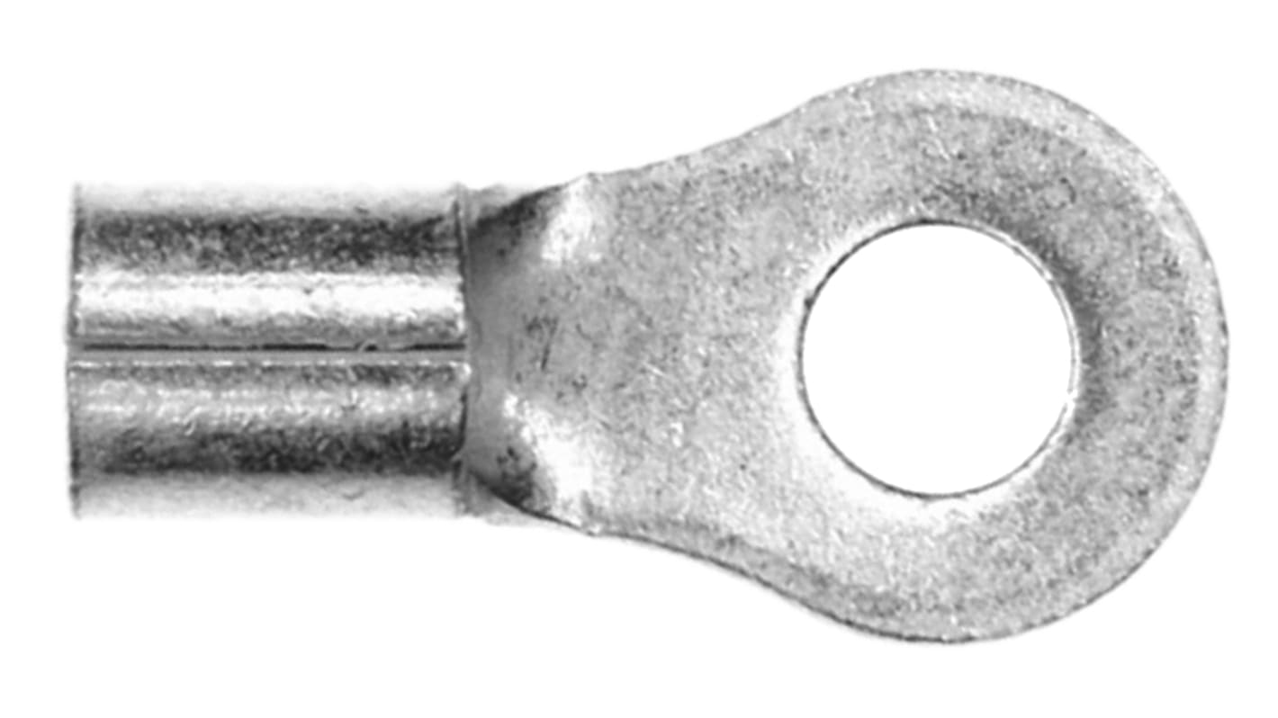 TE Connectivity 铜线鼻子, Φ4.34mm内环, M4 (#8)螺栓, 6.6mm²线规, Budget系列