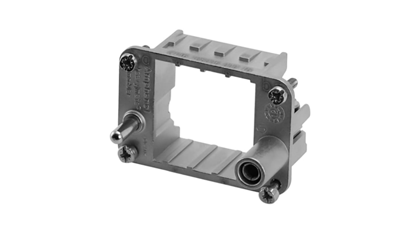 Amphenol Industrial Frame, Heavy Mate F Series 2 Way, For Use With 2 Contact Module, Heavy Mate F Series Heavy Duty