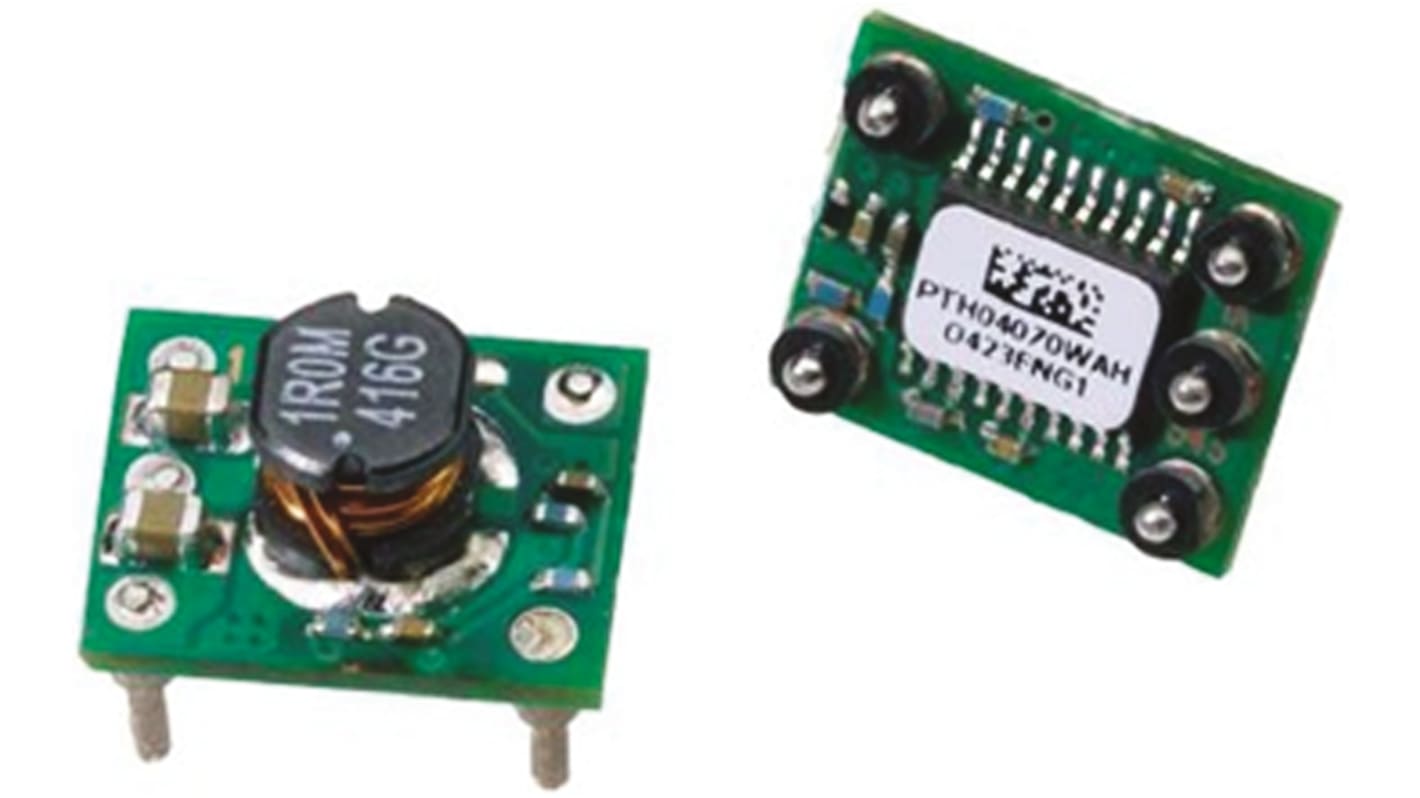 Texas Instruments PTH04070WAZT, 1-Channel, Step Down Buck Converter, Adjustable, 0A 5-Pin, DIP Module