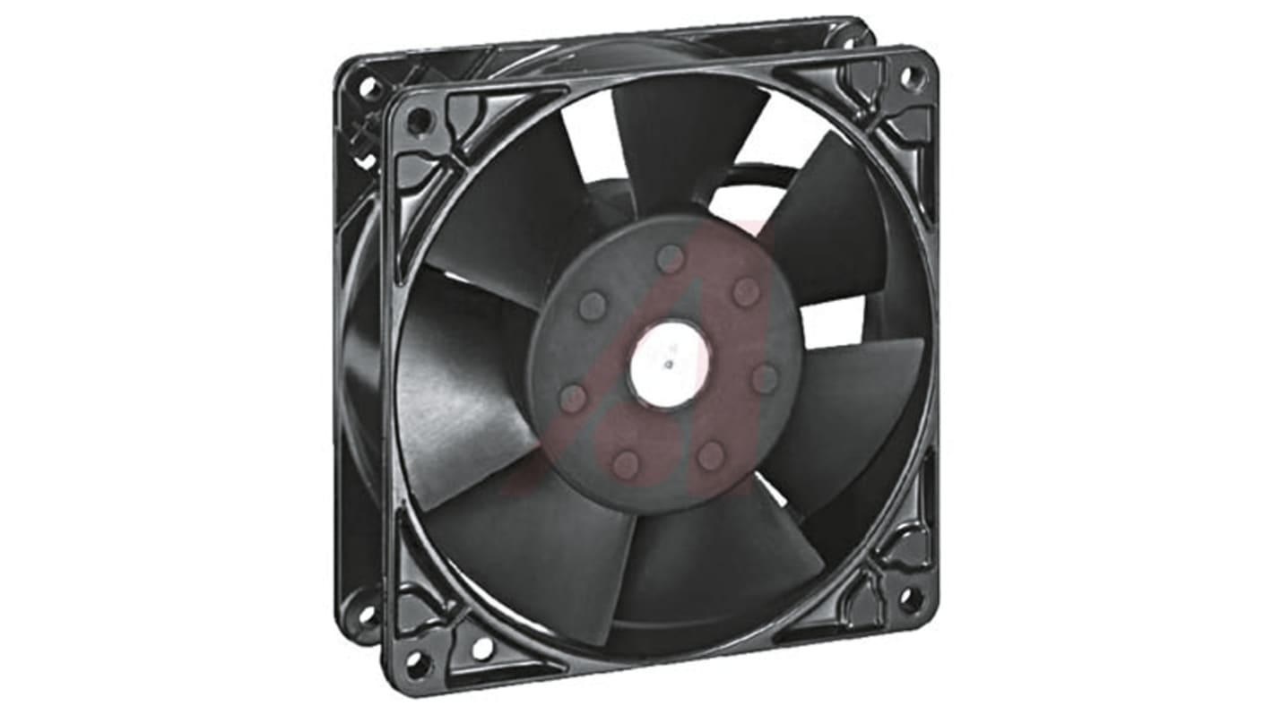 ebm-papst axiális ventilátor, 115 V AC, 127 x 127 x 38mm, 206m³/h, 3100rpm