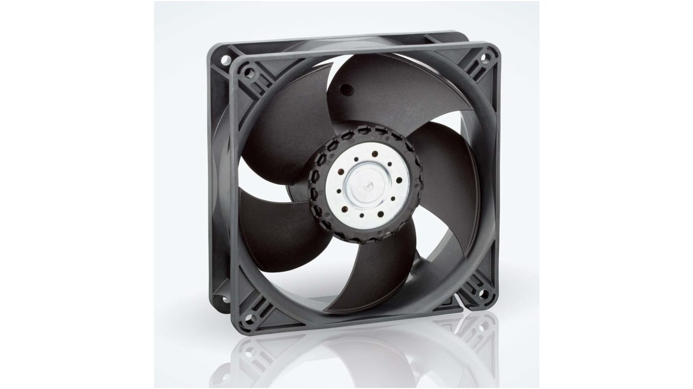 Ventilateur axial 4400 ebm-papst 12 V c.c., 205m³/h, 119 x 119 x 38mm, 5.3W