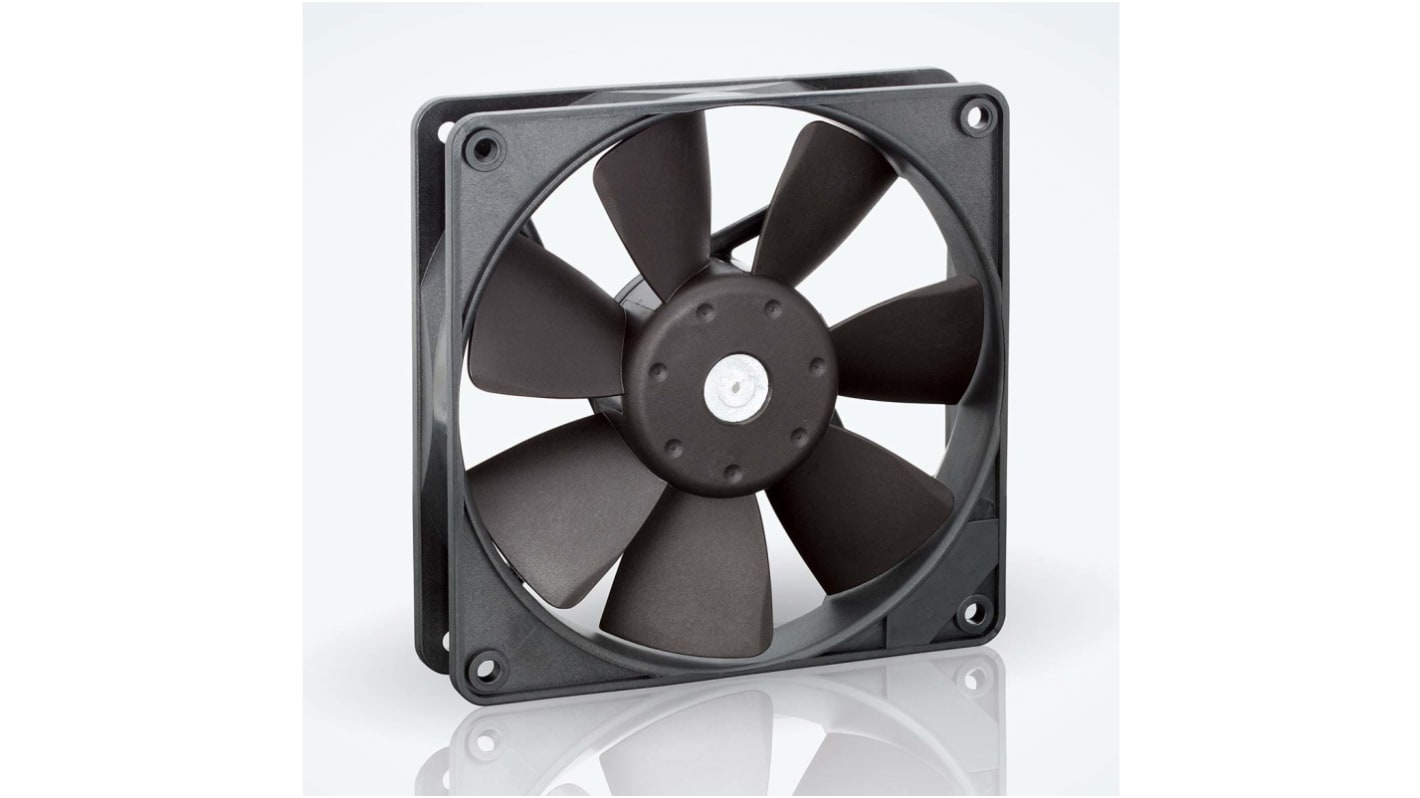 ebm-papst 4400 F DC-Axiallüfter, Kugellager, 24 V dc / 1.2W, 119 x 119 x 25mm, 1600U/min, 94m³/h