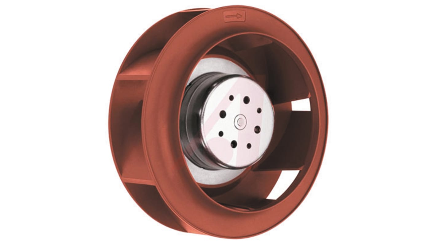 ebm-papst RER 175 TD - S-Force Series Centrifugal Fan, 48 V dc, 600m³/h, DC Operation, 175 (Dia.) x 69 Dmm