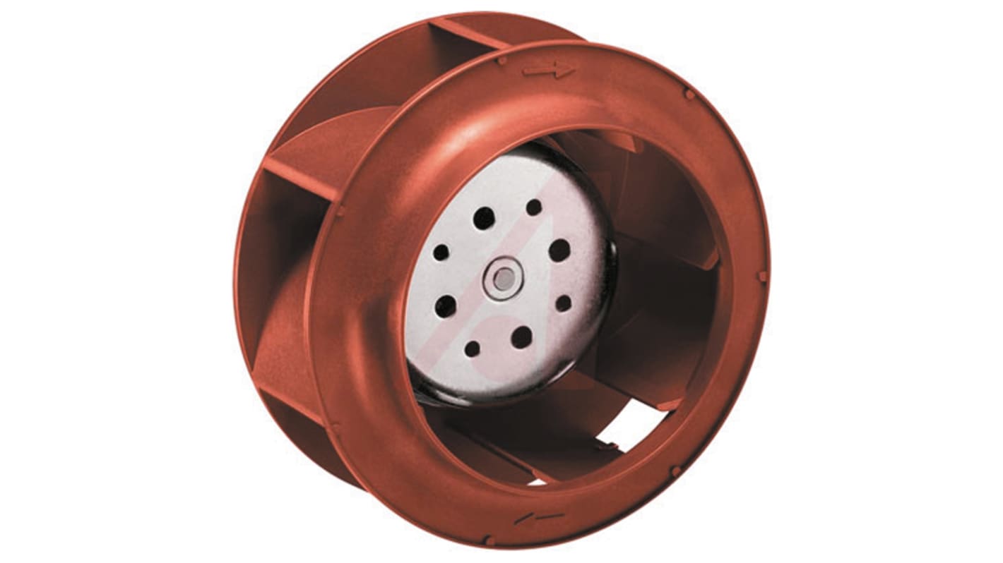 ebm-papst RER 133 TD - S-Force Series Centrifugal Fan, 48 V dc, 565m³/h, DC Operation, 133 (Dia.) x 91 Dmm