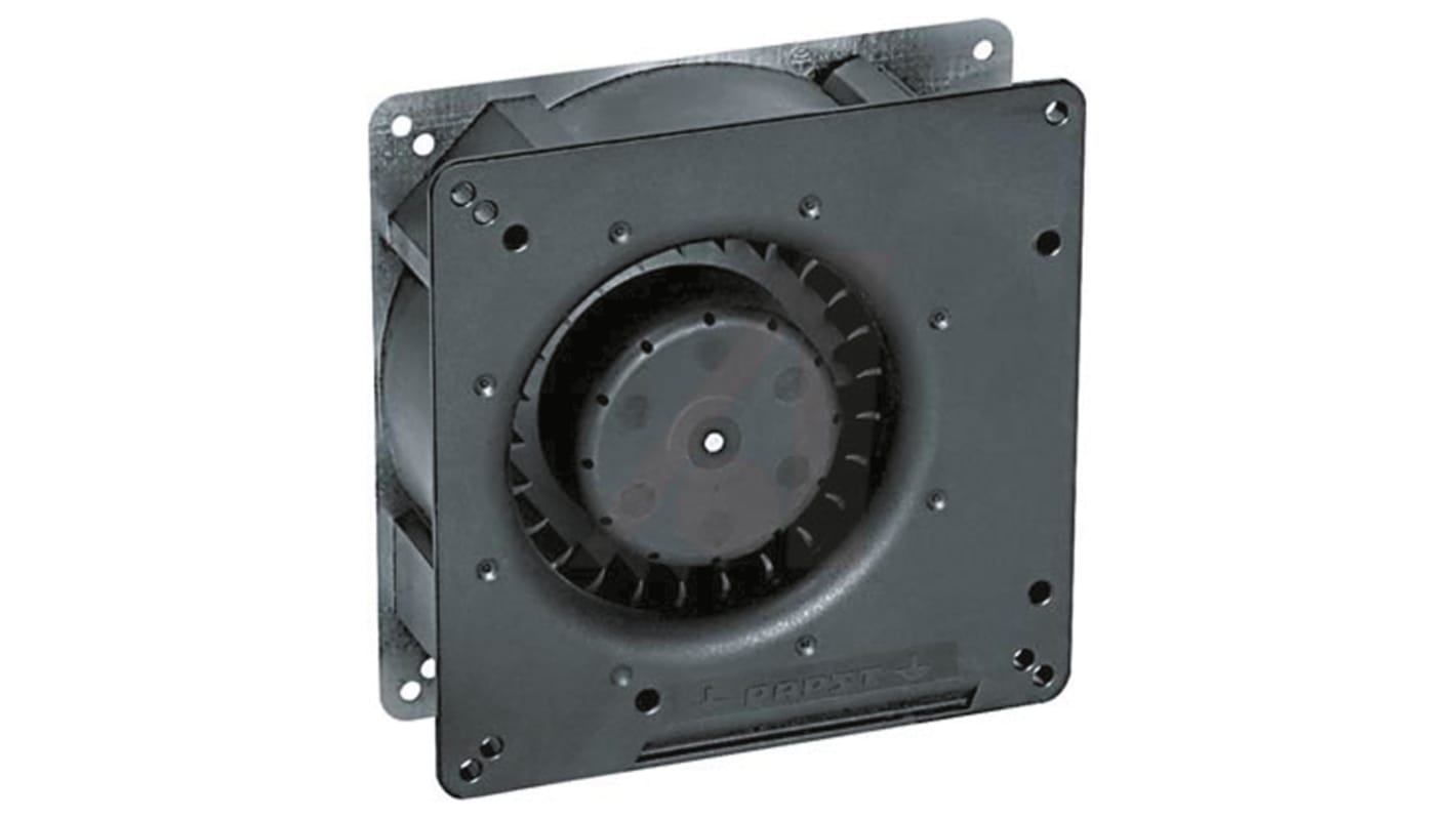 ebm-papst RG 125 N Series Centrifugal Fan, 12 V dc, 87.5m³/h, DC Operation, 180 x 180 x 40mm