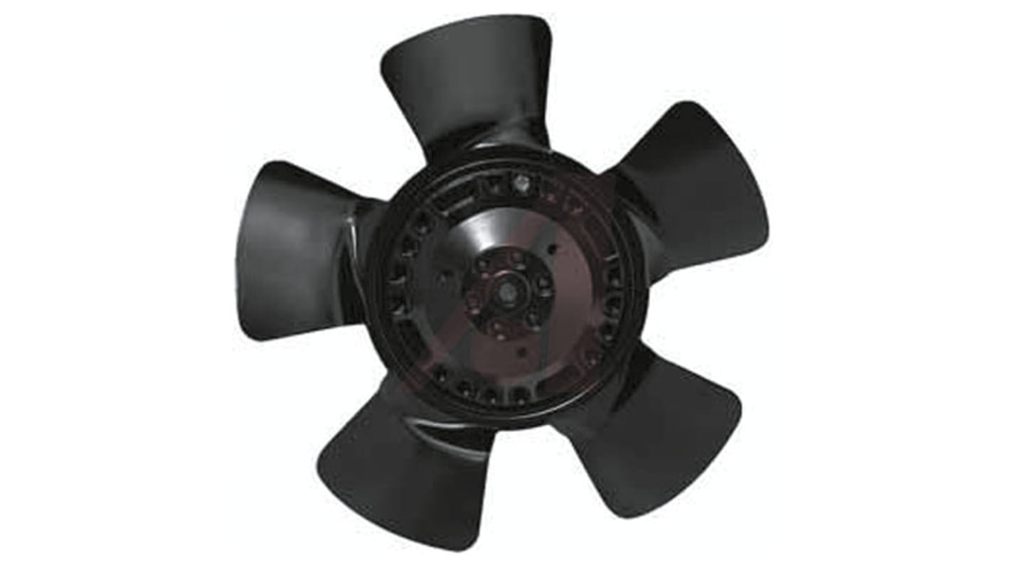 ebm-papst W2D250 Series Axial Fan, 230 V ac, 400 V ac, AC Operation, 1845m³/h, 160W, 450mA Max, 250 x 85mm