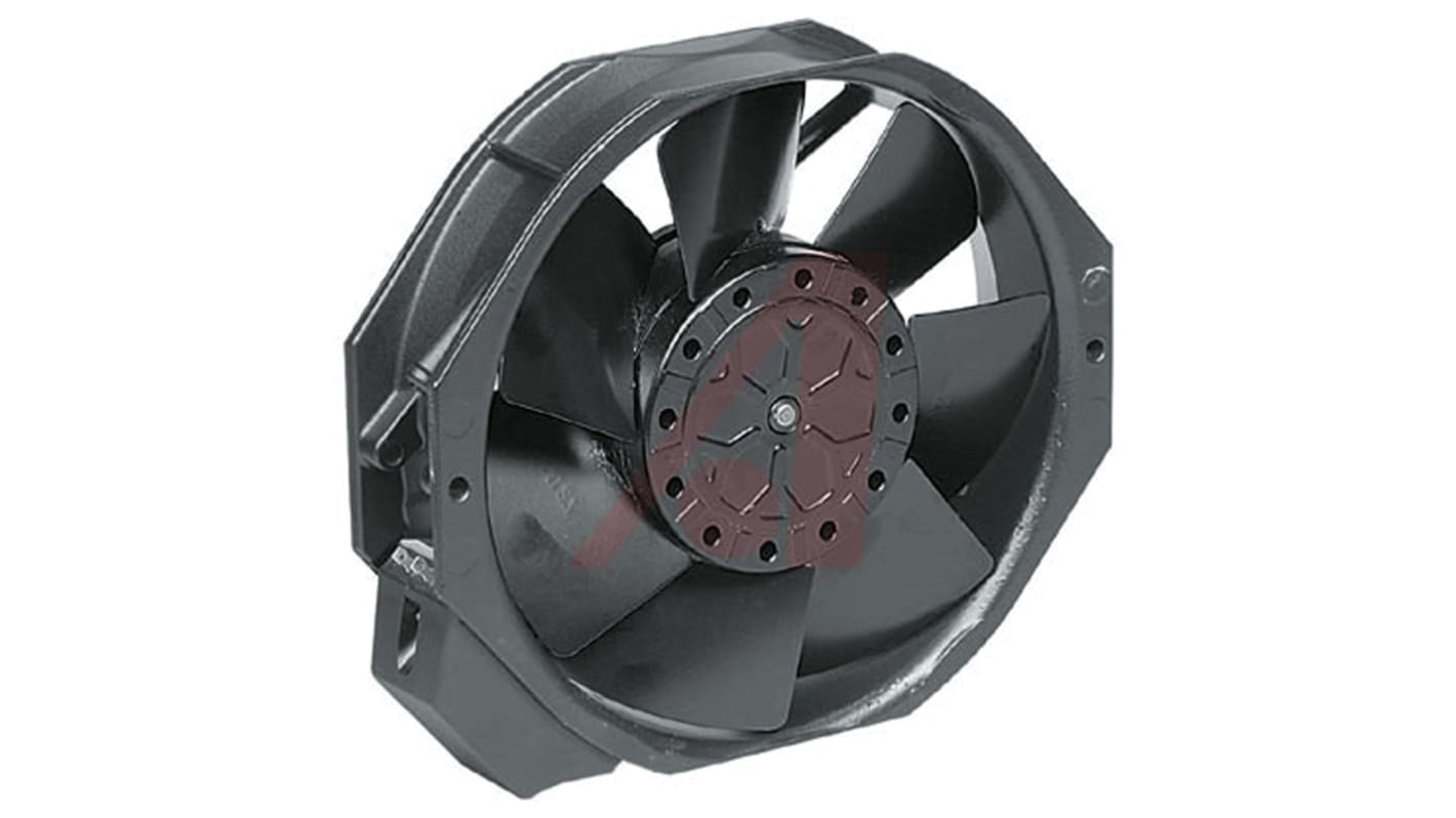 ebm-papst W2E142 Series Axial Fan, 115 V ac, AC Operation, 172 x 150 x 38mm