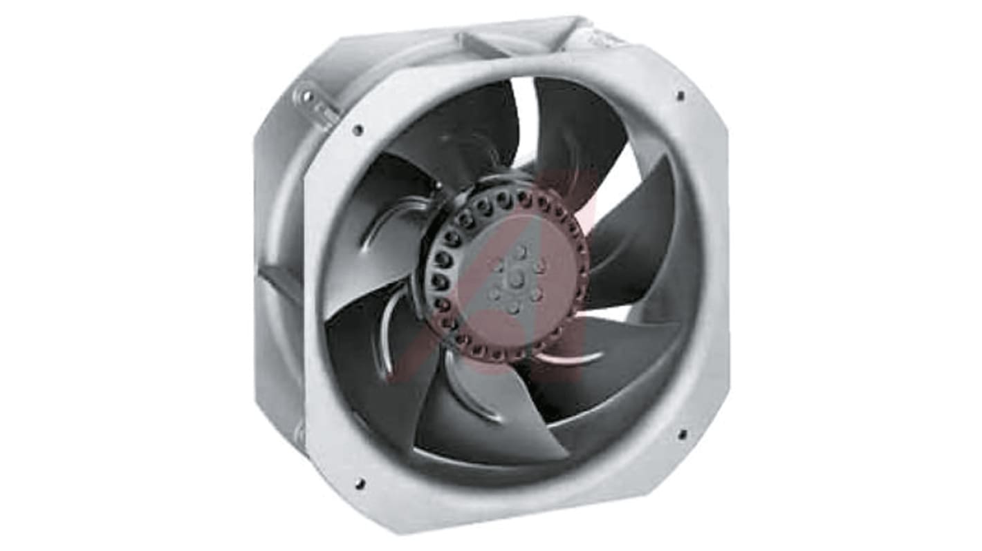 ebm-papst W2E200 Series Axial Fan, 230 V ac, AC Operation, 850m³/h, 60W, 225 x 225 x 80mm