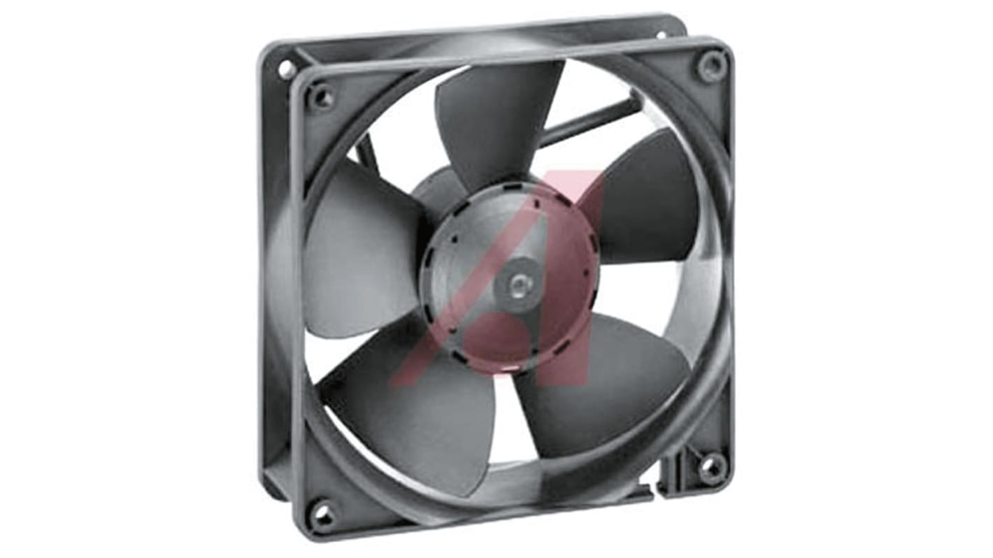 ebm-papst W2G107 Series Axial Fan, 24 V dc, DC Operation, 40.78m³/h, 3.3W, 119 x 119 x 38mm