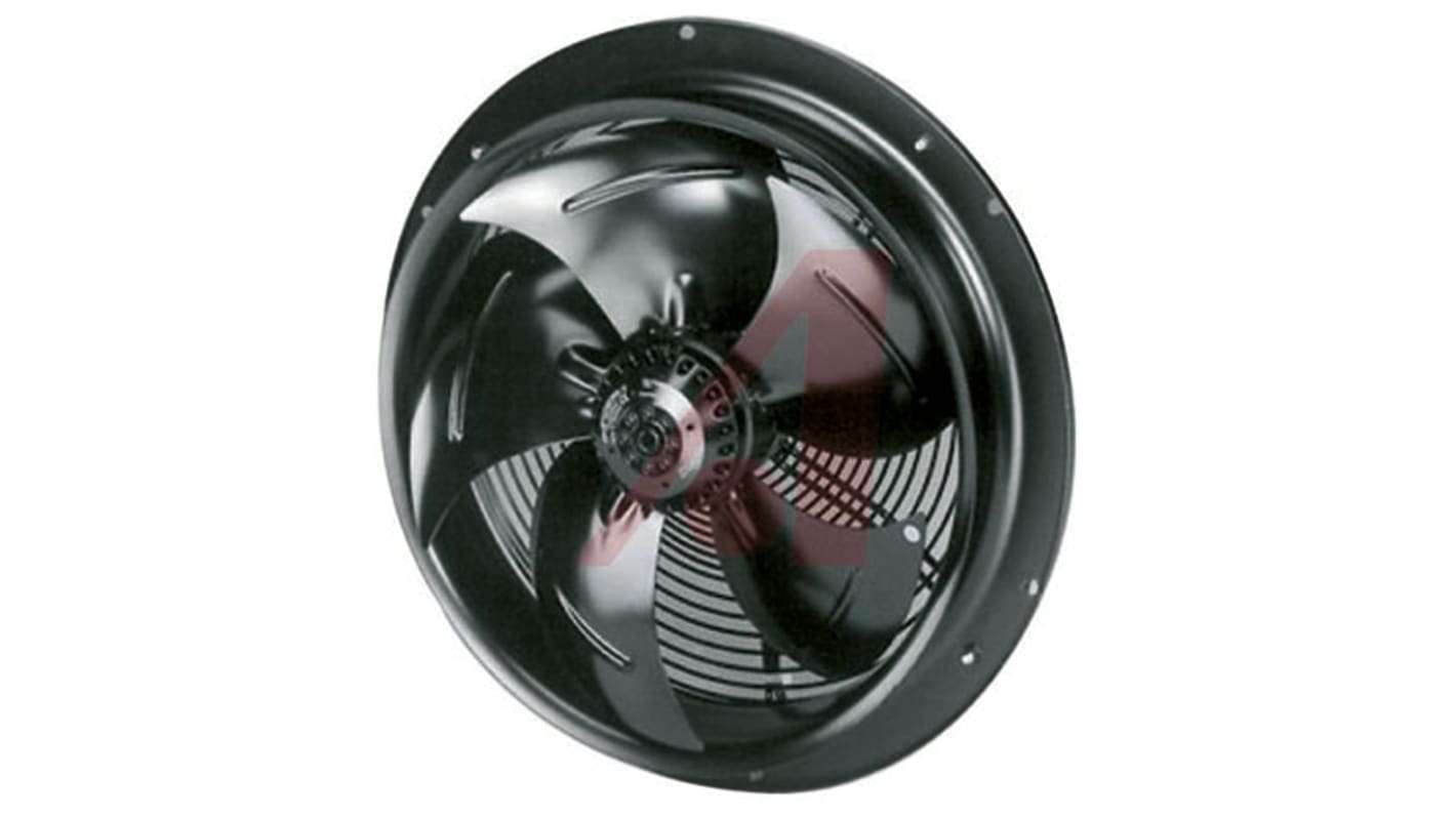 ebm-papst W4E400 Series Axial Fan, 230 V ac, AC Operation, 4950m³/h, 240W, 1.06A Max, 400 x 80mm