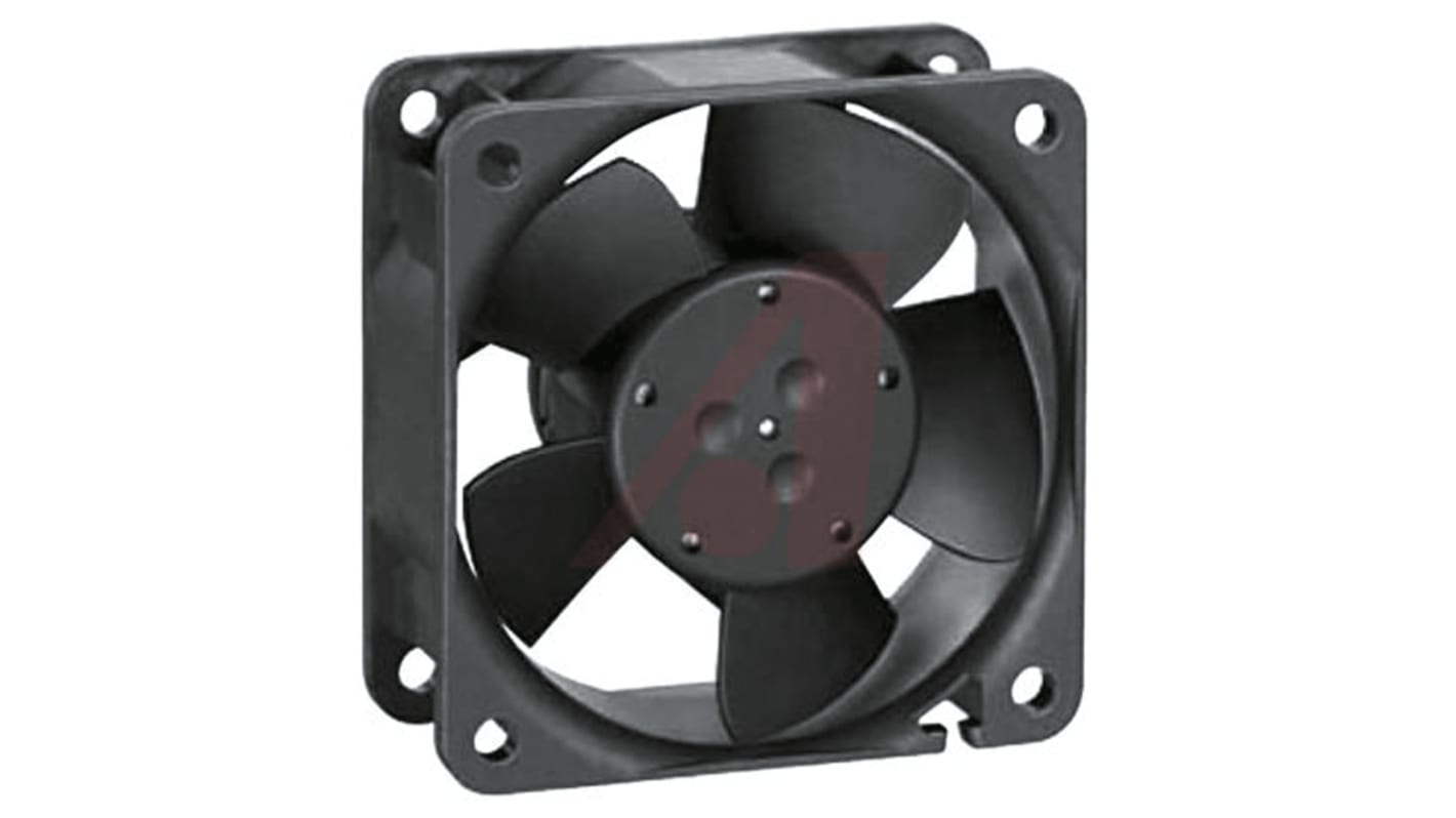 ebm-papst 600 N DC-Axiallüfter, Kugellager, 12 V dc / 800mW, 60 x 60 x 25mm, 4100U/min, 35m³/h