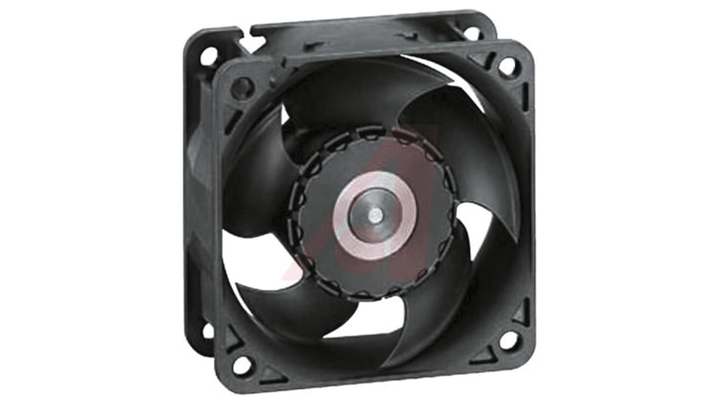 ebm-papst 620 Series Axial Fan, 24 V dc, DC Operation, 46m³/h, 2.4W, 60 x 60 x 25mm