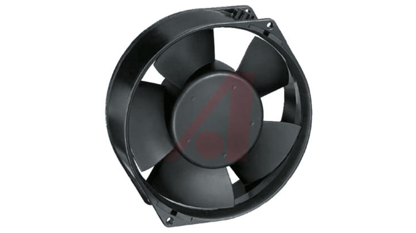 ebm-papst 7218 Series Axial Fan, 48 V dc, DC Operation, 360m³/h, 12W, 150 x 55mm
