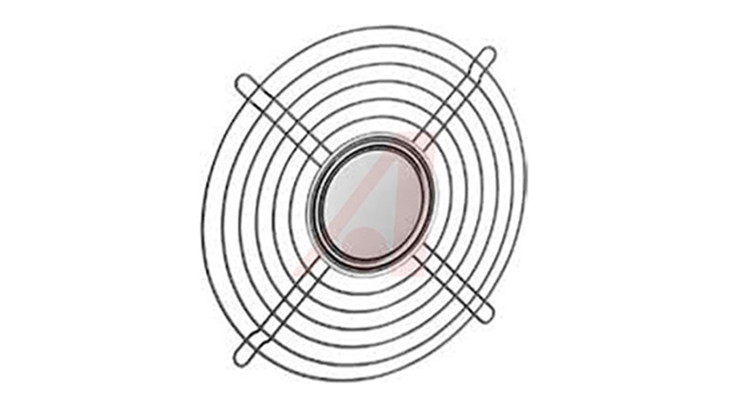 ebm-papst Metal, Steel Finger Guard for 200 x 51mm Fans, 148.5mm Hole Spacing, 199.5 (Dia.)mm