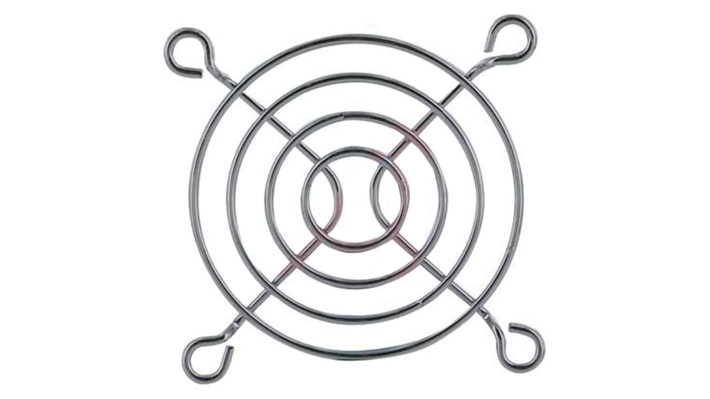 ebm-papst LZ28 Series Metal Finger Guard for 60mm Fans, 50mm Hole Spacing, 53 (Dia.)mm