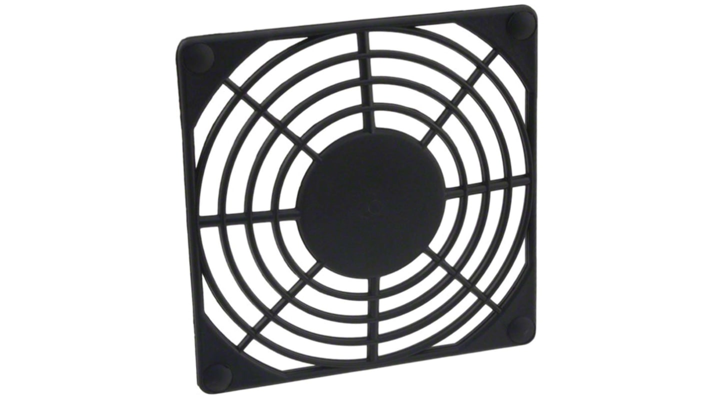 Rejilla para ventilador de 80mm ebm-papst de Plástico, dim. ext. 80 x 80mm, dist. entre ejes 71.5mm