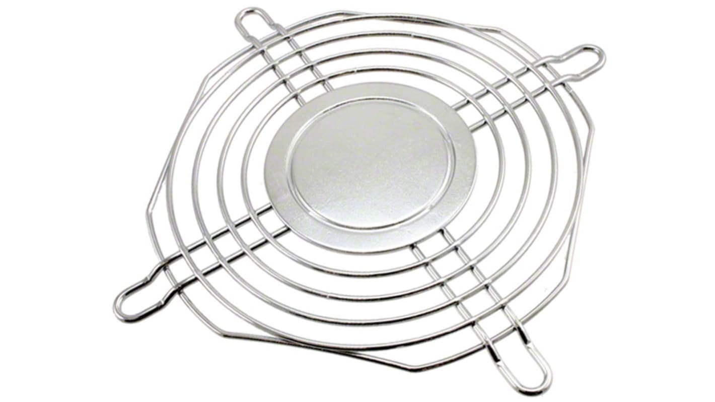 ebm-papst LZ32-4 Series Metal, Steel Finger Guard for 80mm Fans, 71.5mm Hole Spacing, 78.2 x 78.2mm