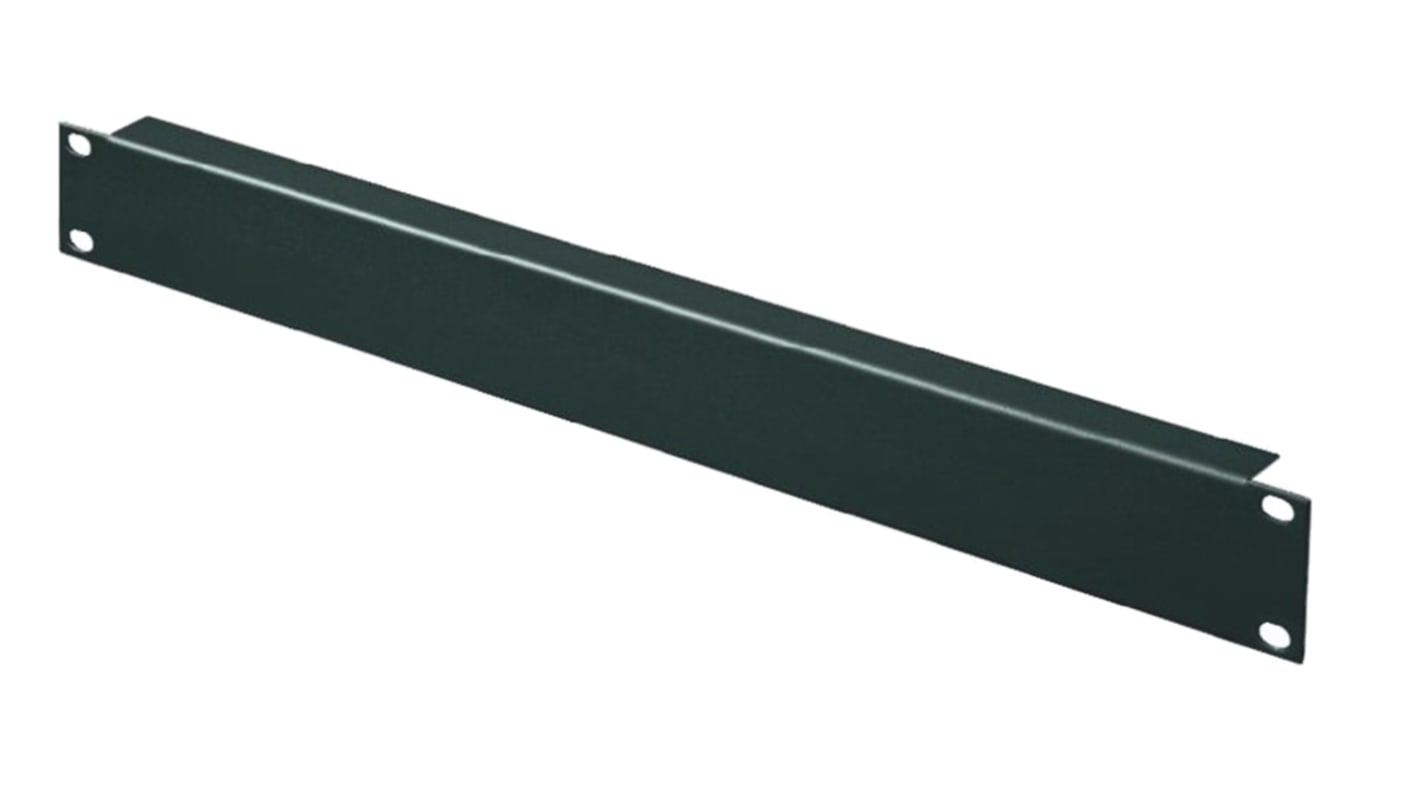 Rittal Black Steel Blanking Panel, 1U, 44 x 482.6mm