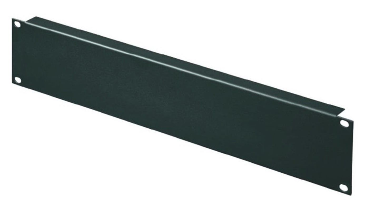 Rittal Black Steel Blanking Panel, 3U, 132.5 x 482.6mm