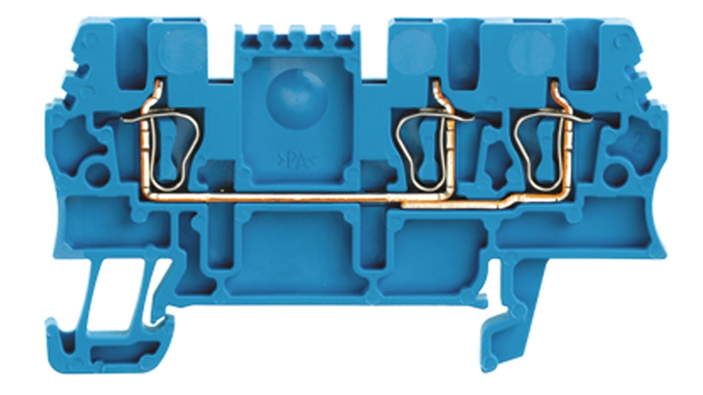 Weidmuller 1775540000 Factory Automation Series Blue, 1.5mm², Single-Level, Clamp Termination