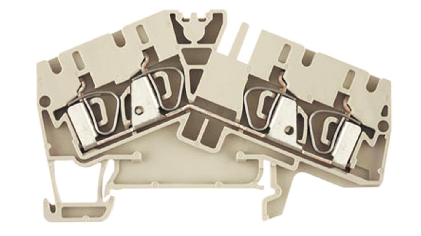 Weidmuller 1806980000 Z Series Beige, Single-Level, Clamp Termination