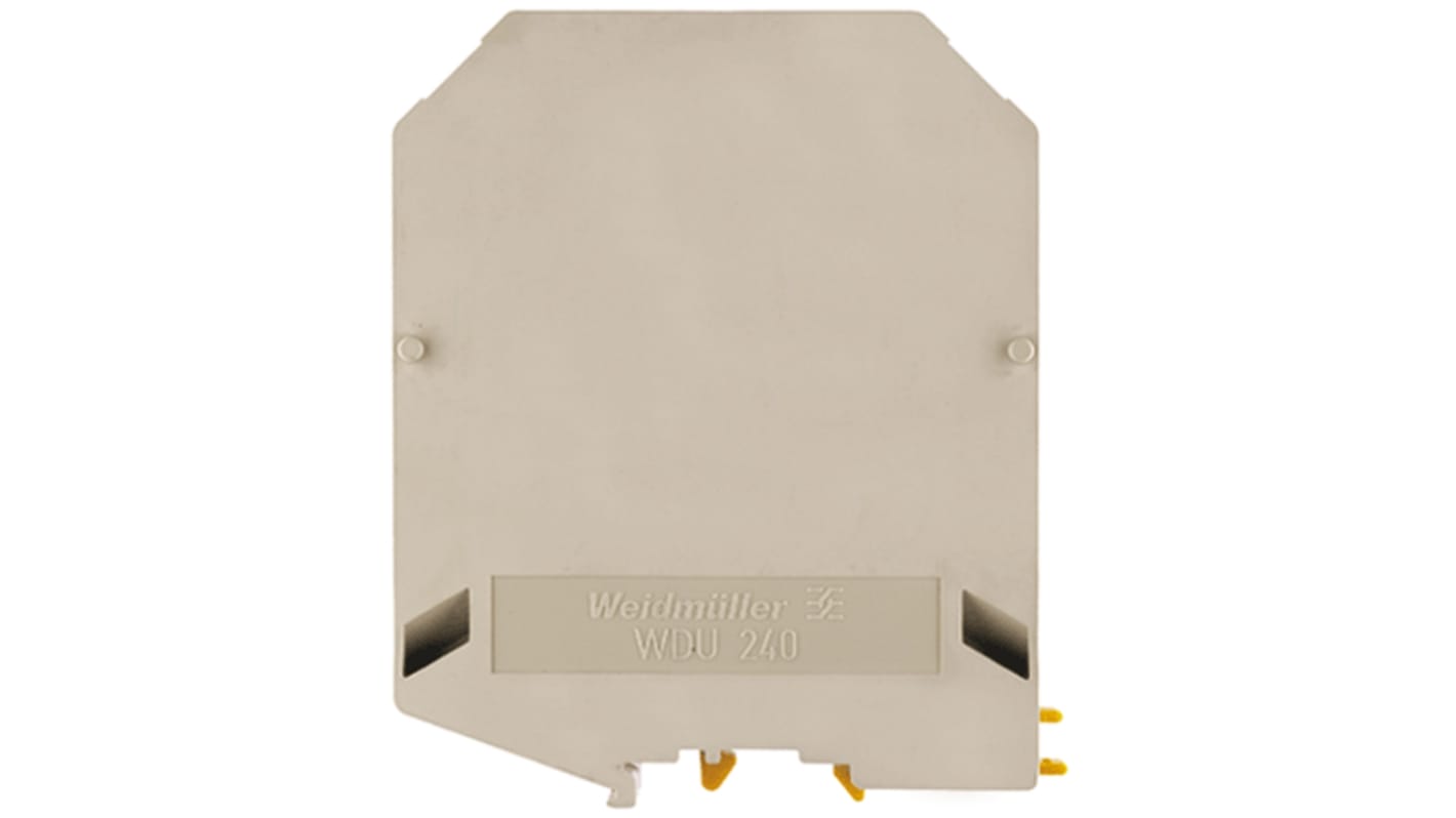 Weidmuller 1802780000 W Series Dark Beige, 70 → 240mm², Single-Level, Screw Termination