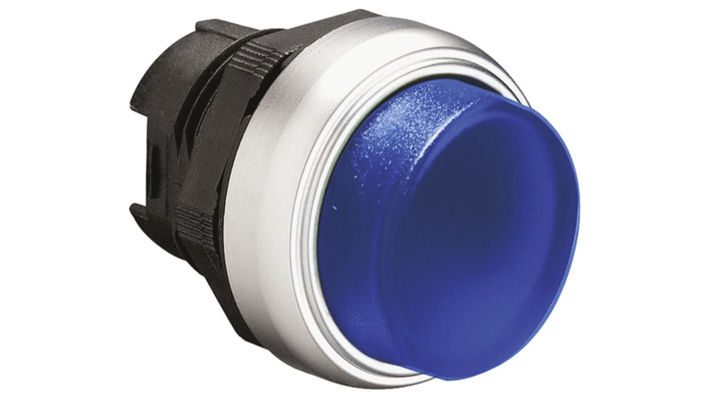 Lovato Platinum Series Blue Spring Return Push Button Head, 22mm Cutout, IP66, IP67, IP69K