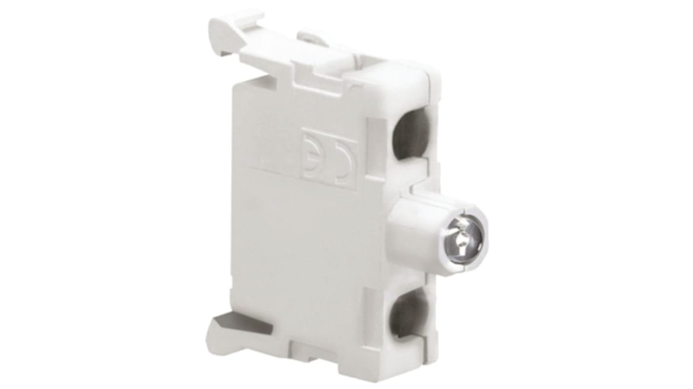 Lovato 带灯带灯按钮座, 照明块, 12 → 30V, Platinum 22mm系列