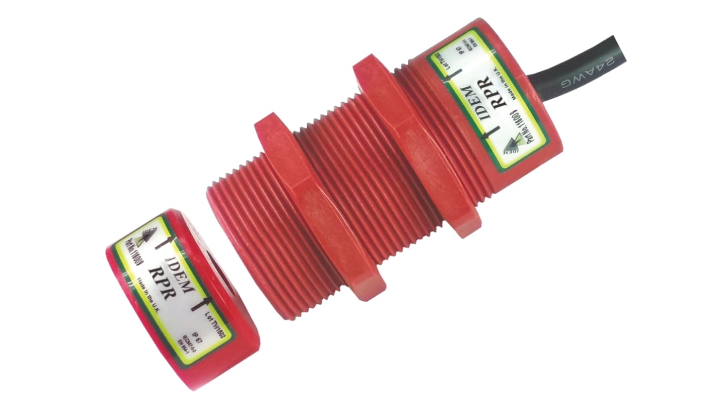 IDEM RPR Series Magnetic Non-Contact Safety Switch, 24V dc, Plastic Housing, 2NC, 2m Cable