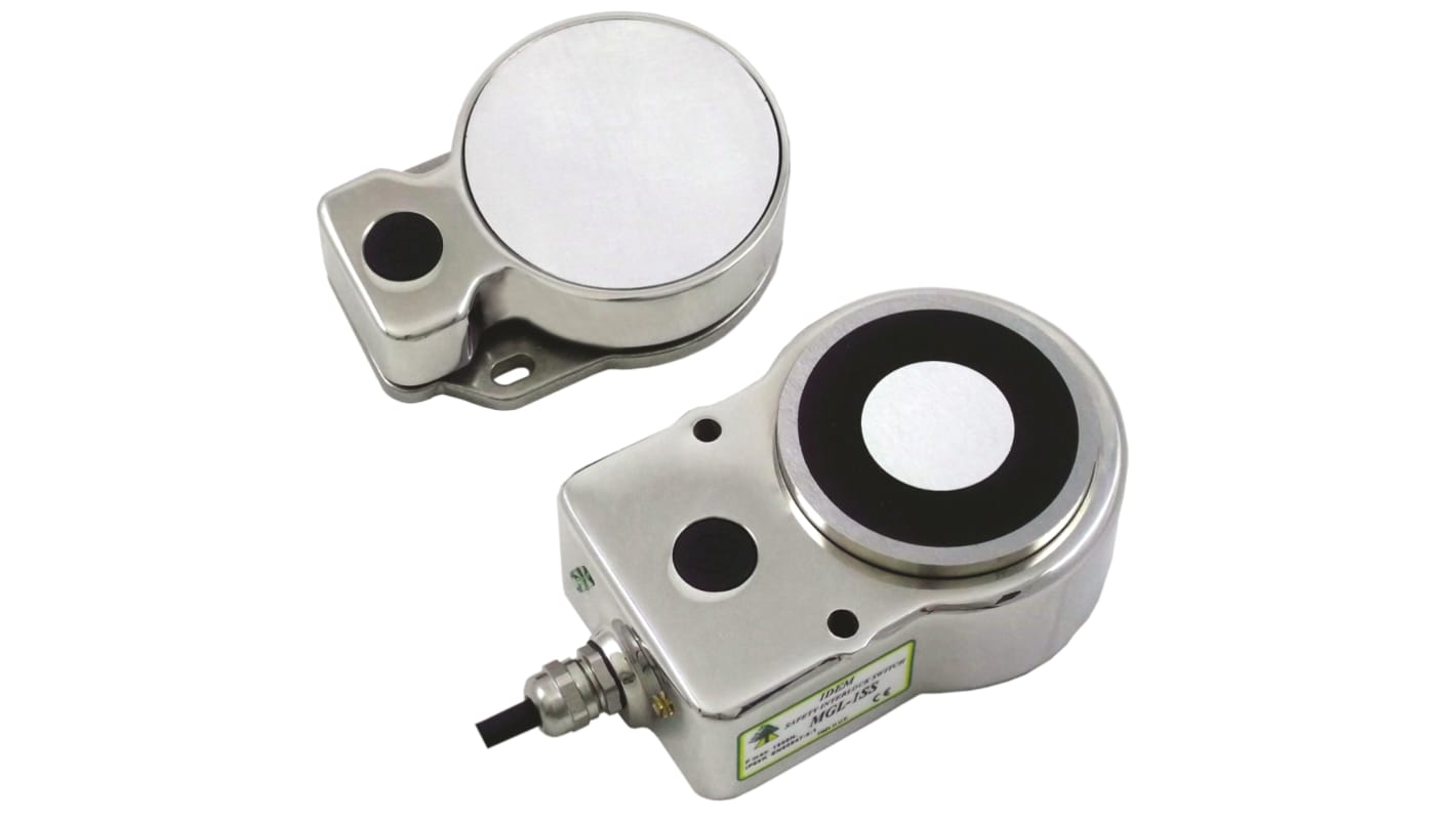IDEM 非接触式安全开关, 主编码执行器, 2常闭安全触点, M12连接, IP69K, MGL系列