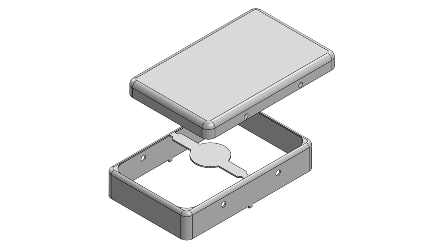 Masach Tech MS Tin Plated Steel PCB Enclosure, 35.3 x 22.3 x 6.4mm