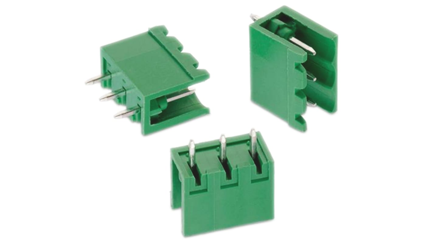 Wurth Elektronik, 5.08mm Pitch, 311, 2 Way, Pluggable Terminal Block, Header, Through Hole, Solder Termination,