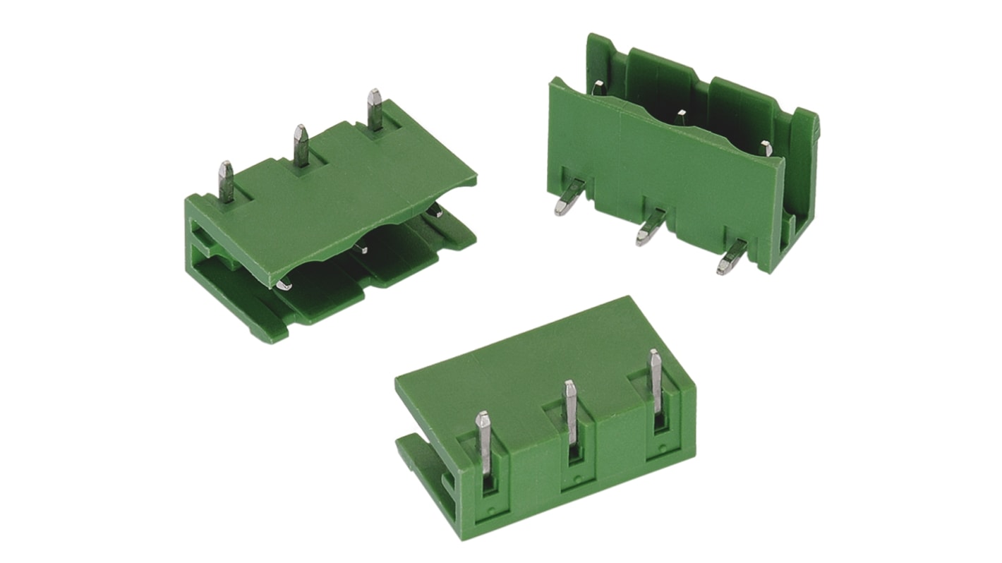 Wurth Elektronik 7.62mm Pitch 6 Way Pluggable Terminal Block, Header, Through Hole, Solder Termination