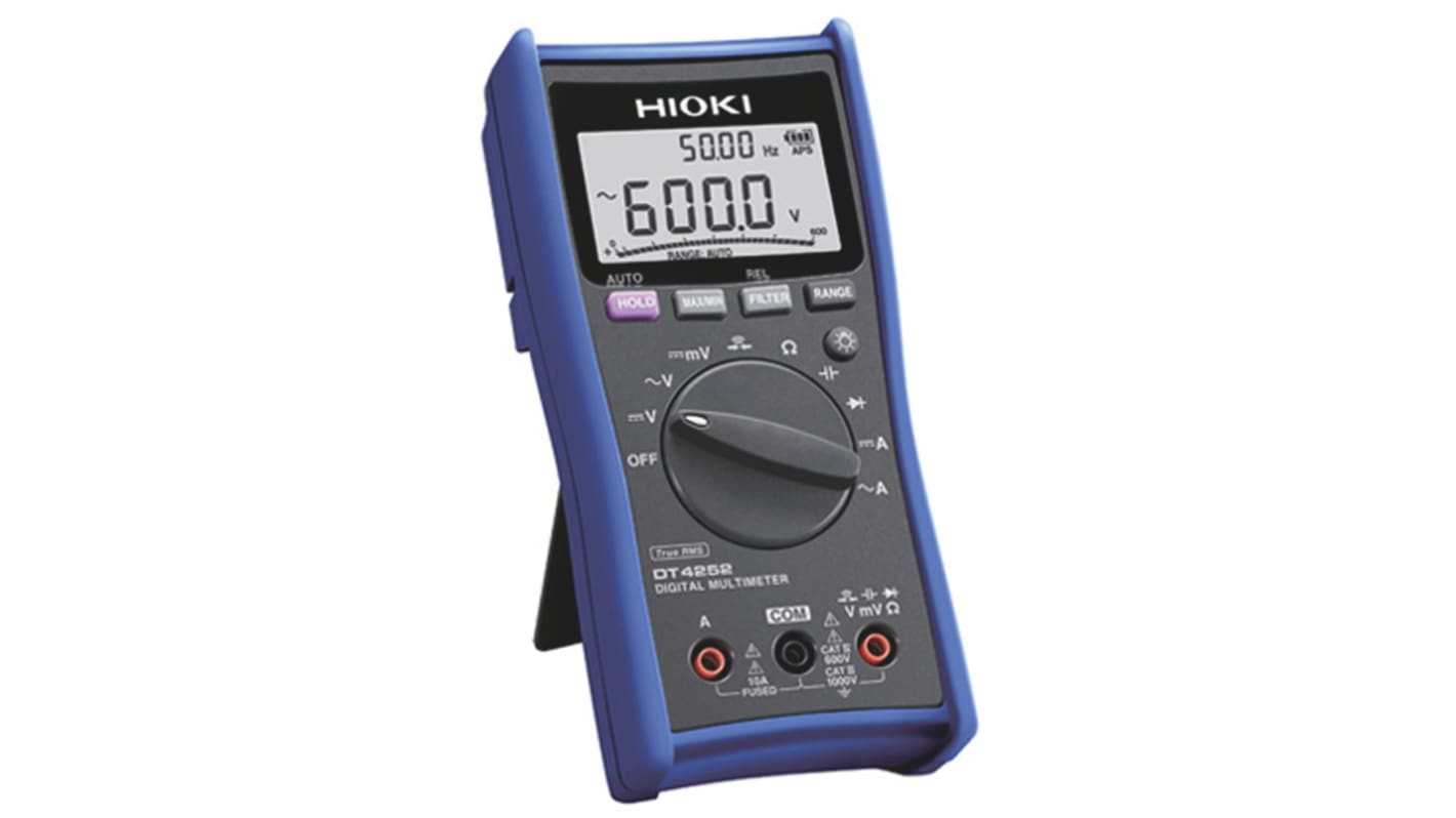 日置電機　DT4282　 デジタルマルチメータ(検電器)とオプション品一式 日置電機 デジタルマルチメータ DT4282 書類3点付