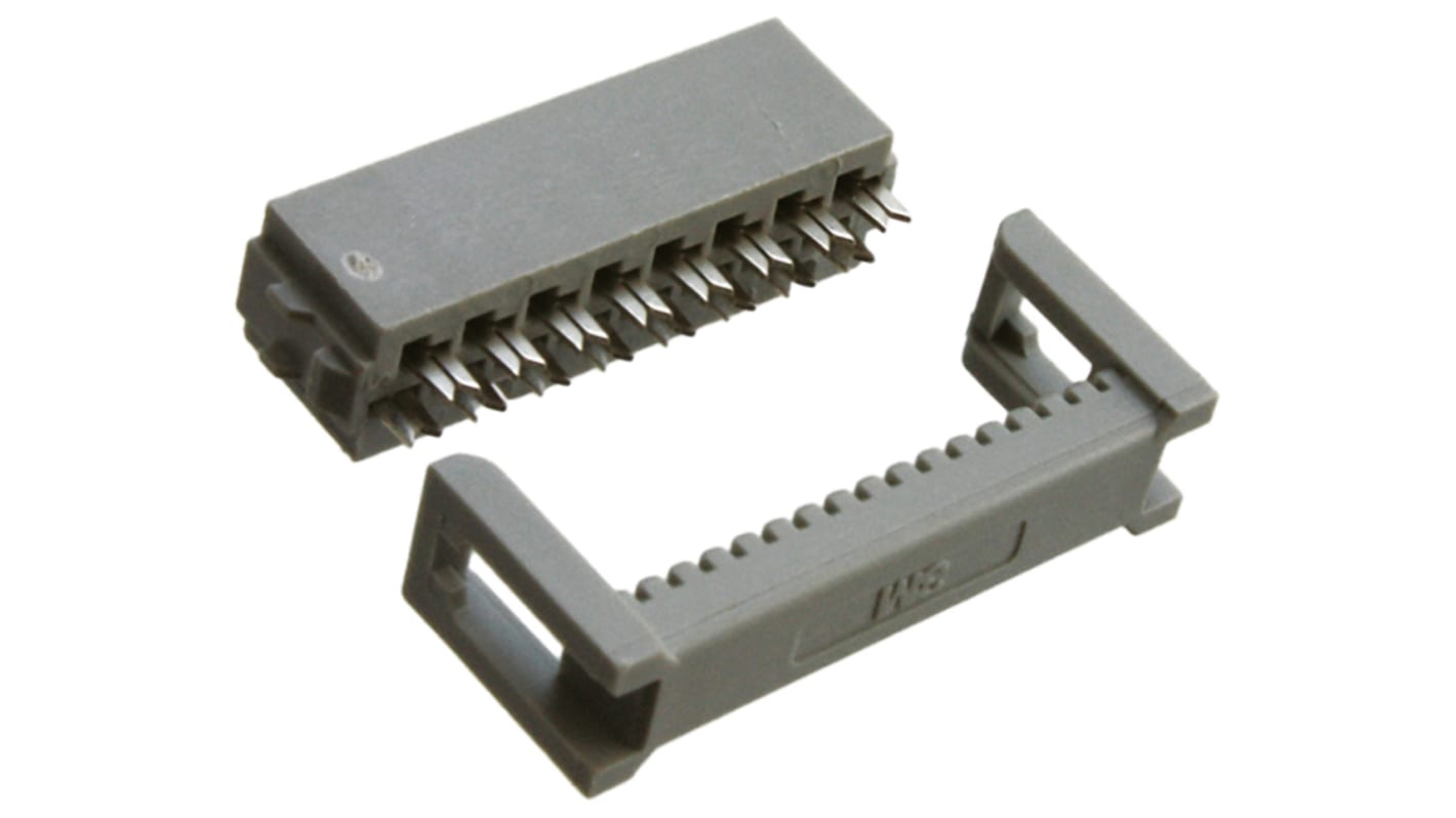 3M 16-Way IDC Connector Socket for Cable Mount, 2-Row