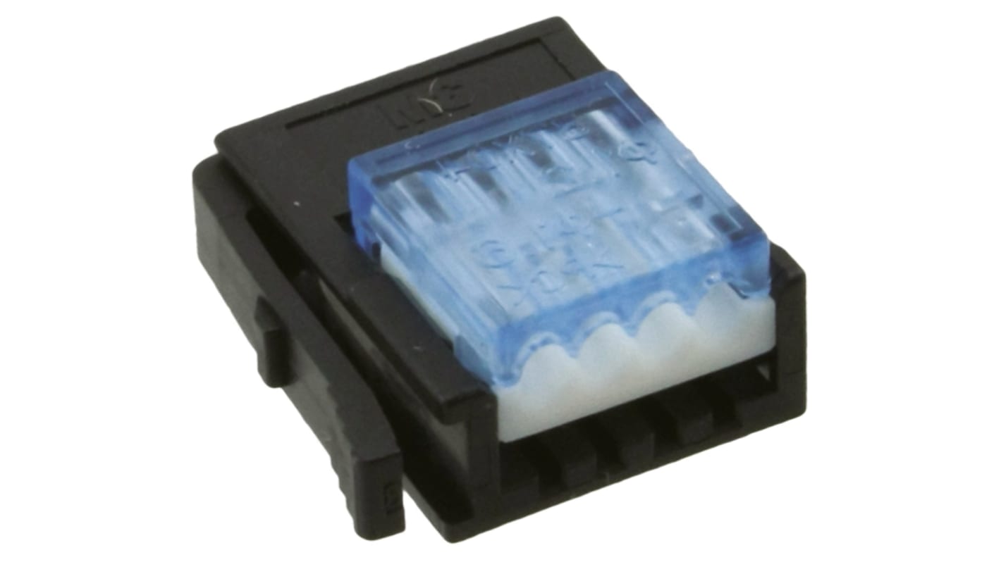 3M IDC连接器, 公插, 4p, 2.0mm间距, 电缆安装, IDC端接, 直向, 371系列