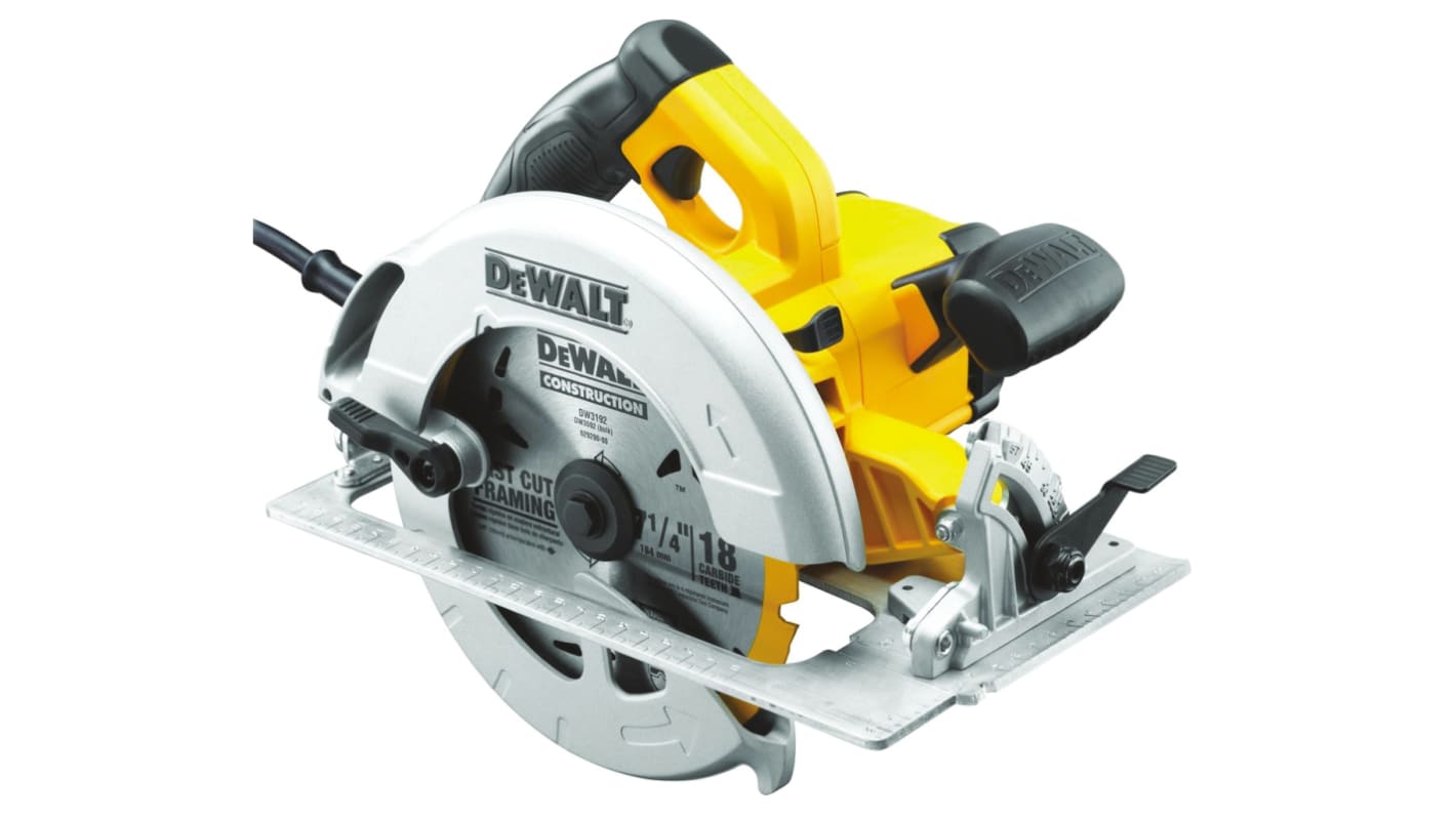 DeWALT DWE575K Netz Bürstenmotor Handkreissäge, Ø 190mm / 5200U/min