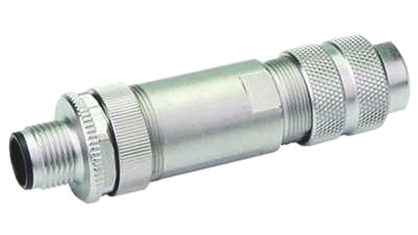 Telegartner Circular Connector, 4 Contacts, Cable Mount, M12 Connector, Plug, Female, IP67, M12 Series