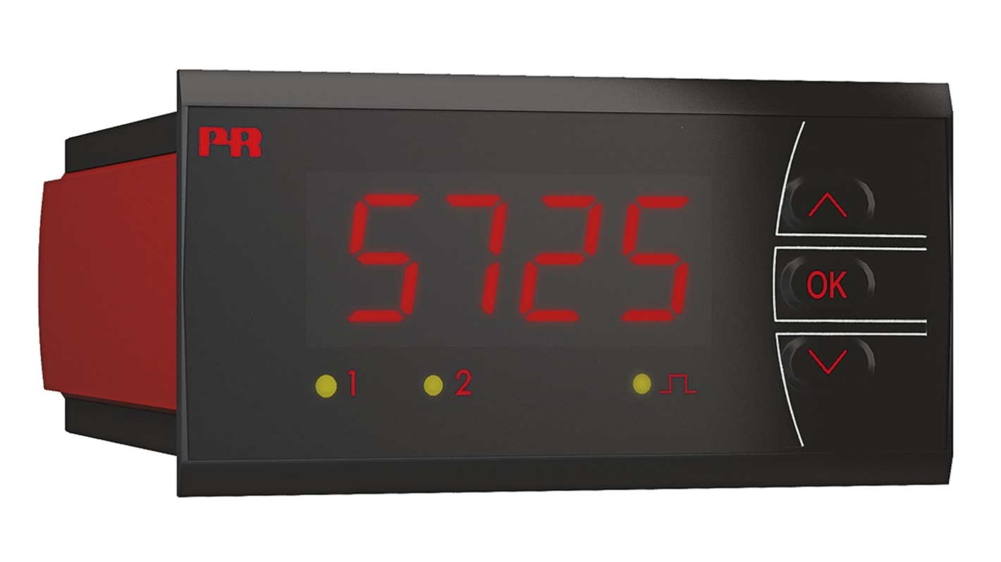 PR Electronics 5700 LED Digital Frequency Meter for Frequency, 44.5mm x 91.5mm
