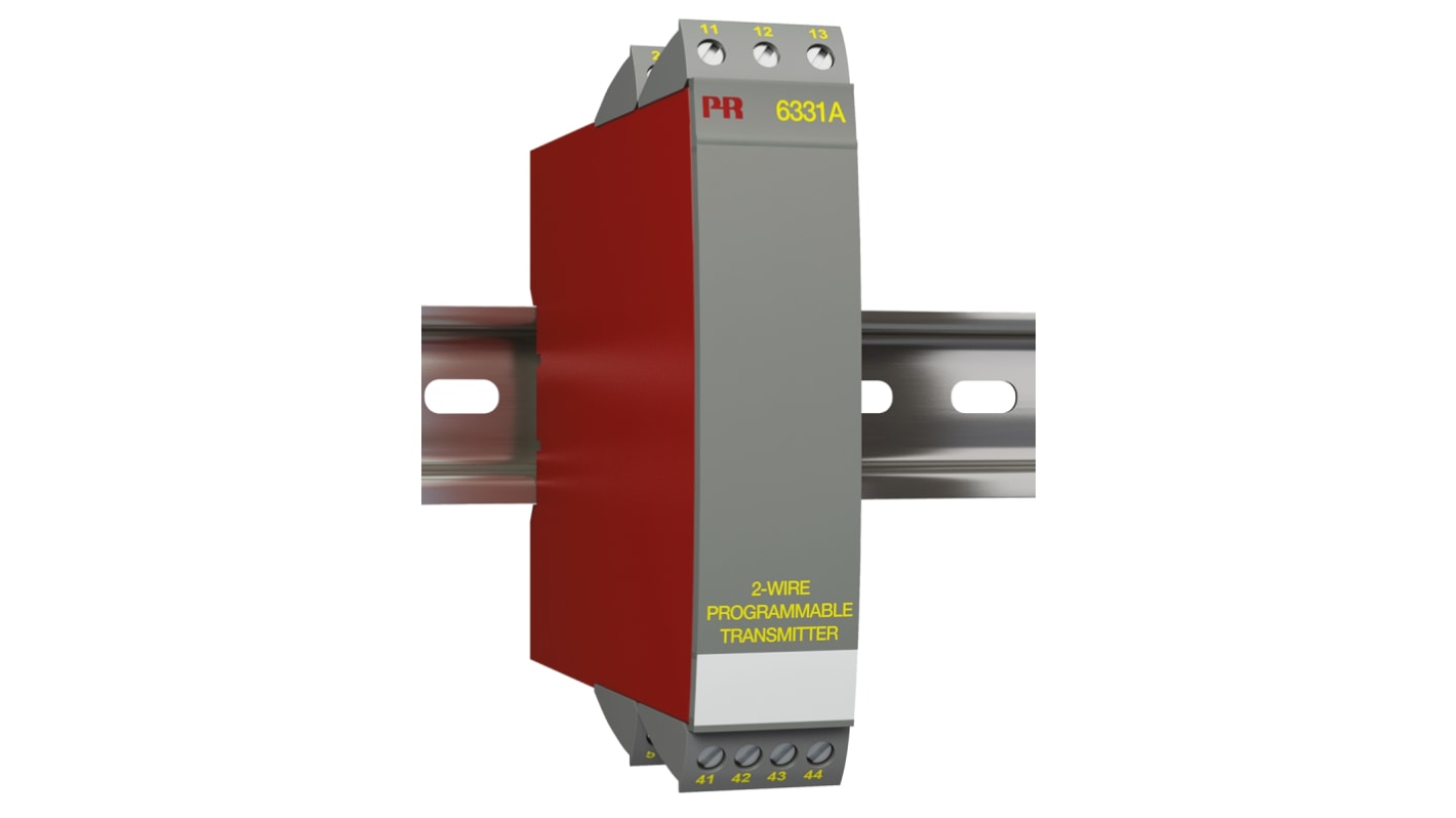 PR Electronics 6331A Temperature Transmitter Temperature Input, 7.2 → 35 V dc, -40 → +60 °C