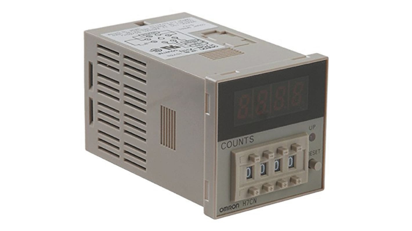 Omron H7CN Counter, 4 Digit, 100 → 240 V ac