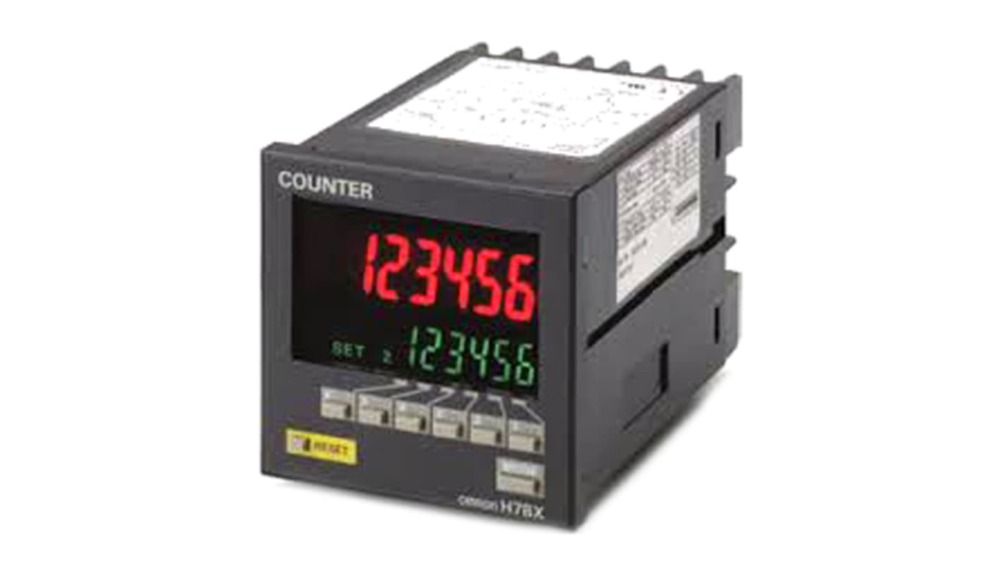 Omron H7BX Counter, 6 Digit, 10kHz, 100 → 240 V ac