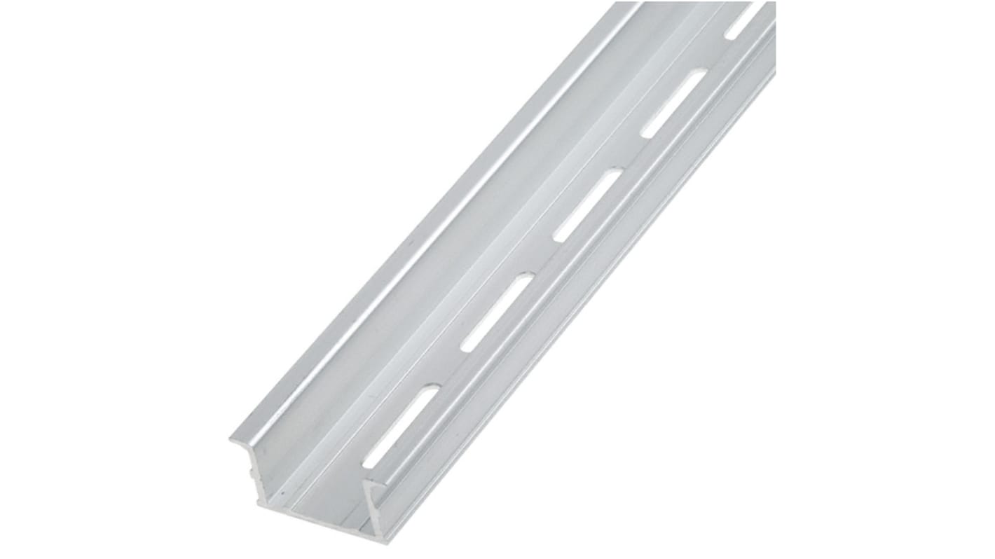 Omron 深顶帽型多孔DIN导轨, 钢制, 1m长 x 35mm宽 x 16mm高