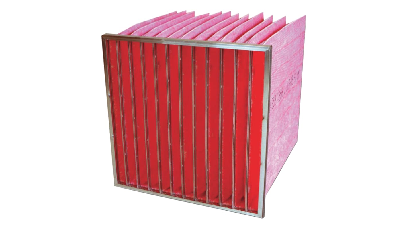 RS PRO Micro Glass Bag Filter, F7 Grade, 609 x 609 x 381mm