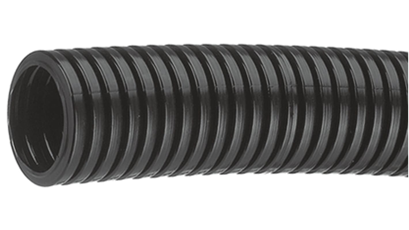 PMA CYLT Leerrohr Kunststoff, Ø 25mm nom. flexibel, Schwarz A ø 28.5mm I ø 22.6mm x 50m , mit IP-Schutzklasse