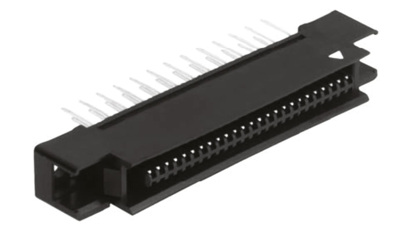 3M P50E Series Straight Through Hole PCB Header, 100 Contact(s), 1.27mm Pitch, 2 Row(s), Shrouded